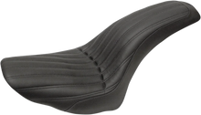 Load image into Gallery viewer, Saddlemen Knuckle 2-Up Seat - Ribbed - Black 806-23-047K - Main Product View