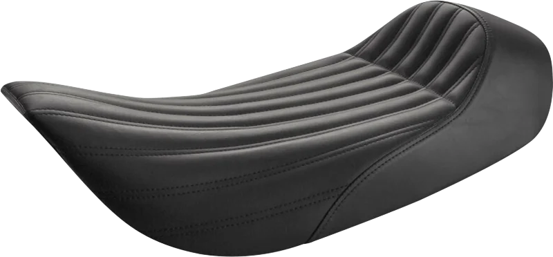 Saddlemen Knuckle Solo Seat - Ribbed - Black - '08-'23 FL 808-07B-0023 - Main Product View