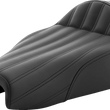 Load image into Gallery viewer, Saddlemen Knuckle Solo Seat - Ribbed - Black 807-03-0023 - Main Product View