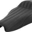 Load image into Gallery viewer, Saddlemen Knuckle Solo Seat - Ribbed - Black 807-11-0023 - Main Product View