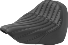 Load image into Gallery viewer, Saddlemen Knuckle Solo Seat - Ribbed - Black - FL/FX '18-'23 818-27-0023 - Main Product View
