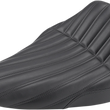 Load image into Gallery viewer, Saddlemen Knuckle Solo Seat - Ribbed - Black - FLS 812-26-0023 - Main Product View