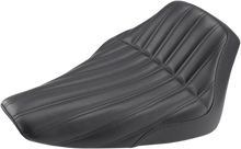 Load image into Gallery viewer, Saddlemen Knuckle Solo Seat - Ribbed - Black - FLS 812-26-0023 - Main Product View