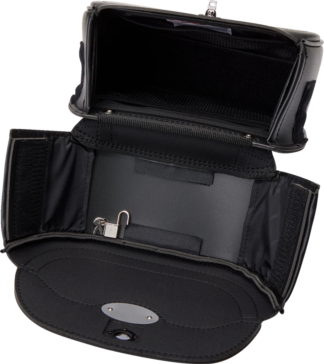 Saddlemen Large Cruis'n™ Sissy Bar Bag - Black - Side View