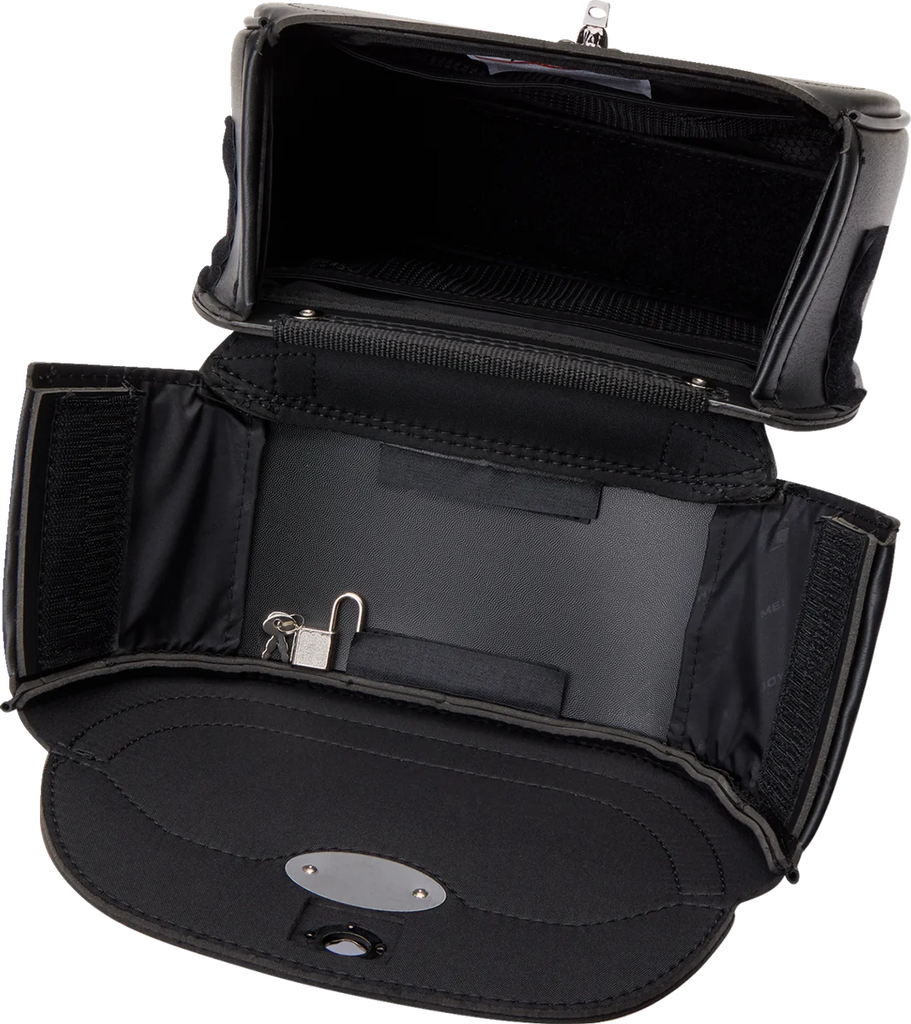 Saddlemen Large Cruis'n™ Sissy Bar Bag - Black - Side View