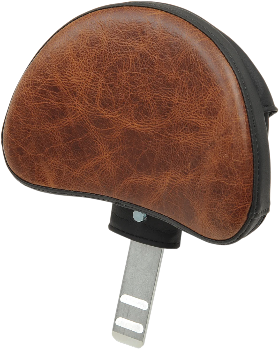 Saddlemen Lariat Backrest - Distressed Brown - FL '06-'17 11567B - Installation View
