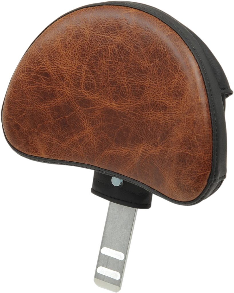 Saddlemen Lariat Backrest - Distressed Brown - FL '06-'17 11567B - Installation View