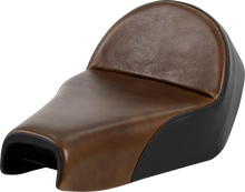 Load image into Gallery viewer, Saddlemen Lariat Solo Seat - Distressed Leather - 3.3 Gal Tank - XL &#39;04-&#39;22 807-11B-0041 - Side View