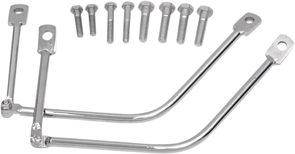 Saddlemen Metric Saddlebag Support - Chrome - Main Product View