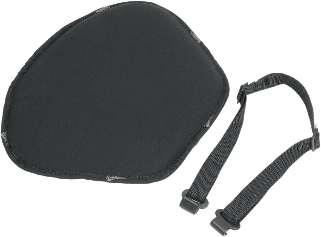 Saddlemen Pad - Original Comfort - Medium - Soft-Stretch Fabric - Black 100RJ - Side View