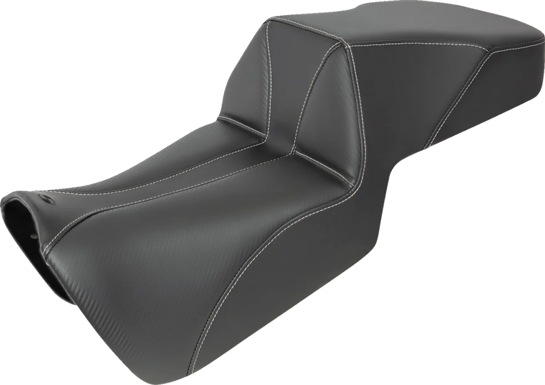 Saddlemen Pan America Adventure Tour Seat - Carbon Fiber/Whisper Black - Low 821-34-201 - Side View