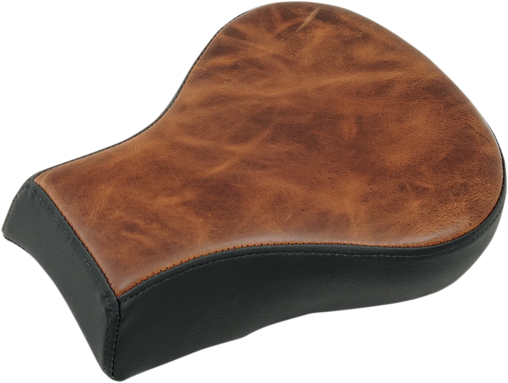 Saddlemen Pillion Pad - Lariat - Brown 806-23-016B - Side View