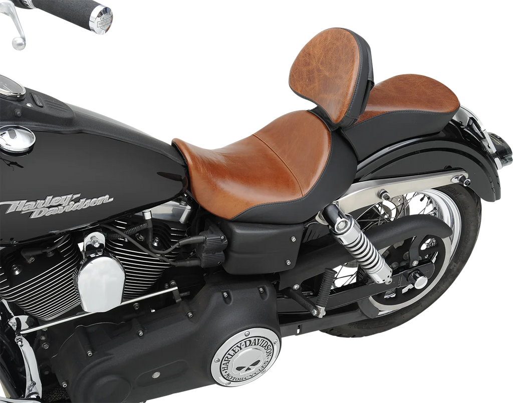 Saddlemen Pillion Pad - Renegade Lariat - Brown 806-04-016B - Side View