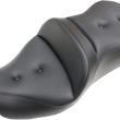 Load image into Gallery viewer, Saddlemen Pillow-Top Roadsofa™ Seat - with Backrest - Black - FLH/FLT '08-'23 808-07B-181BR - Side View