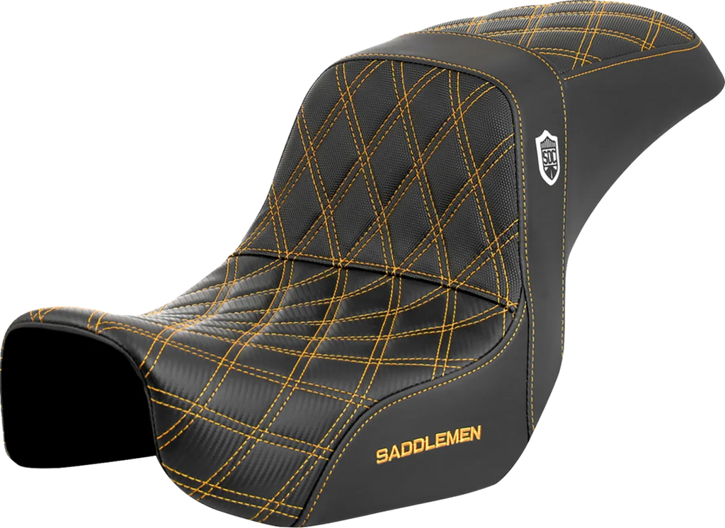 Saddlemen Pro Series SDC Performance Seat - Gold Stitch