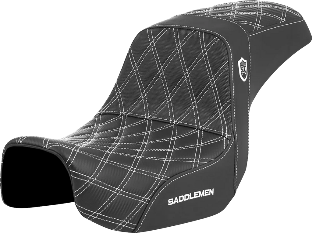 Saddlemen Pro Series SDC Performance Seat - White Stitch