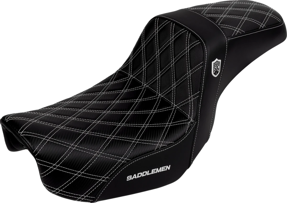 Saddlemen Pro Series SDC Performance Seat - White Stitch