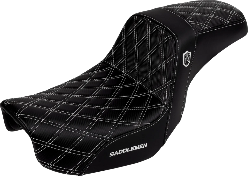 Saddlemen Pro Series SDC Performance Seat - White Stitch