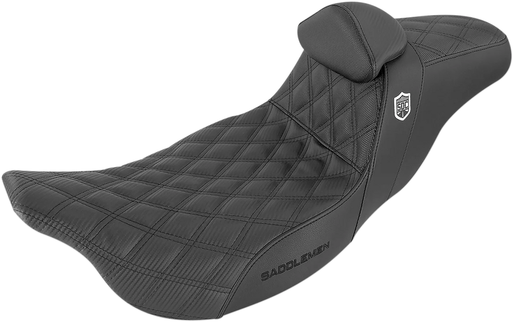Saddlemen Pro Series SDC Performance Seat - with Backrest