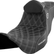 Load image into Gallery viewer, Saddlemen Pro Series SDC Performance Seat - with Backrest - Silver Stitch - FLH/FLT '08-'23 SC80807SILRT - Main Product View