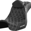 Load image into Gallery viewer, Saddlemen Pro Series SDC Performance Seat - with Backrest - White Stitch - Dyna '06-'17 SC80604WHIRT - Main Product View