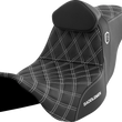 Load image into Gallery viewer, Saddlemen Pro Series SDC Performance Seat - with Backrest - White Stitch - FLH/FLT '08-'23 SC80807WHIRT - Main Product View