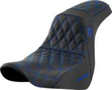 Load image into Gallery viewer, Saddlemen Pro Series SDC Performance Seat - without Backrest - Blue Stitch - FL/FX '18-'20 SC81829BLU - Main Product View
