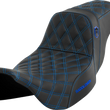Load image into Gallery viewer, Saddlemen Pro Series SDC Performance Seat - without Backrest - Blue Stitch - FLH/FLT '08-'23 SC80807BLU - Main Product View
