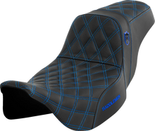 Load image into Gallery viewer, Saddlemen Pro Series SDC Performance Seat - without Backrest - Blue Stitch - FLH/FLT '08-'23 SC80807BLU - Main Product View