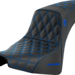 Load image into Gallery viewer, Saddlemen Pro Series SDC Performance Seat - without Backrest - Blue Stitch - FXBB/FXST '18-'23 SC81830BLU - Main Product View