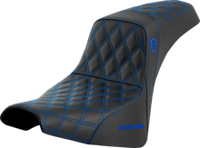 Load image into Gallery viewer, Saddlemen Pro Series SDC Performance Seat - without Backrest - Blue Stitch - FXBB/FXST '18-'23 SC81830BLU - Main Product View