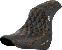 Load image into Gallery viewer, Saddlemen Pro Series SDC Performance Seat - without Backrest - Gold Stitch - FL/FX '18-'20 SC81829GOL - Main Product View