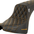 Load image into Gallery viewer, Saddlemen Pro Series SDC Performance Seat - without Backrest - Gold Stitch - FXBB/FXST '18-'23 SC81830GOL - Main Product View
