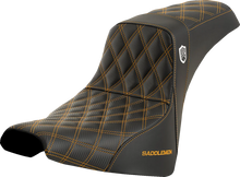 Load image into Gallery viewer, Saddlemen Pro Series SDC Performance Seat - without Backrest - Gold Stitch - FXBB/FXST '18-'23 SC81830GOL - Main Product View