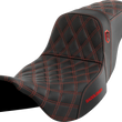 Load image into Gallery viewer, Saddlemen Pro Series SDC Performance Seat - without Backrest - Red Stitch - FLH/FLT '08-'23 SC80807RED - Main Product View