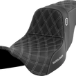 Load image into Gallery viewer, Saddlemen Pro Series SDC Performance Seat - without Backrest - Silver Stitch - FLH/FLT '08-'23 SC80807SIL - Main Product View