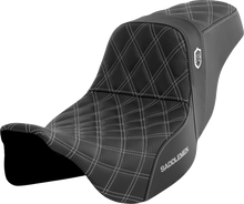 Load image into Gallery viewer, Saddlemen Pro Series SDC Performance Seat - without Backrest - Silver Stitch - FLH/FLT '08-'23 SC80807SIL - Main Product View