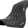 Load image into Gallery viewer, Saddlemen Pro Series SDC Performance Seat - without Backrest - White Stitch - FL/FX '18-'20 SC81829WHI - Main Product View