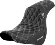 Load image into Gallery viewer, Saddlemen Pro Series SDC Performance Seat - without Backrest - White Stitch - FL/FX '18-'20 SC81829WHI - Main Product View