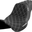 Load image into Gallery viewer, Saddlemen Pro Series SDC Performance Seat - without Backrest - White Stitch - FLH/FLT '08-'23 SC80807WHI - Main Product View