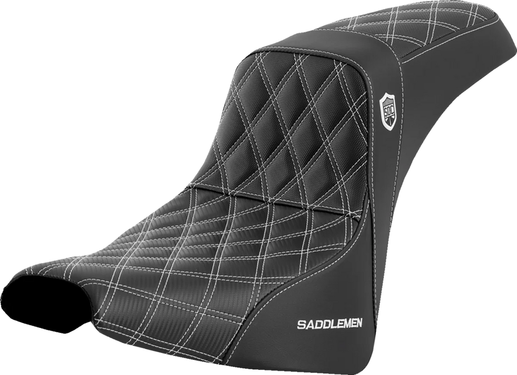 Saddlemen Pro Series SDC Performance Seat - White Stitch