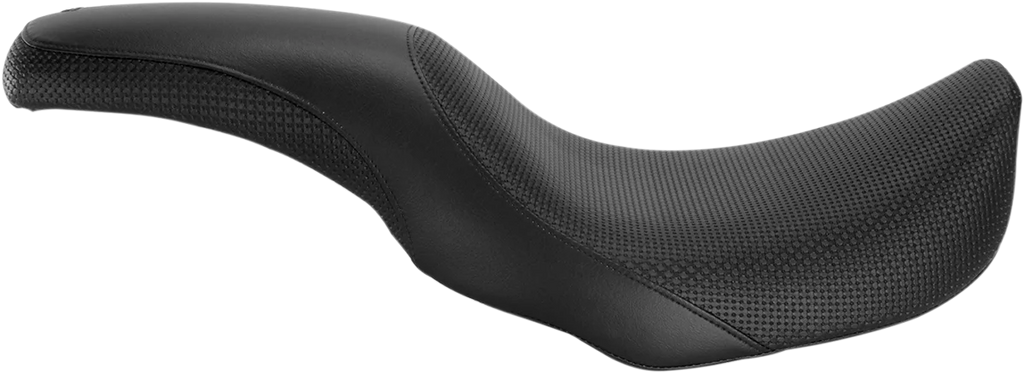 Saddlemen Profiler™ Basket-weave Seat - Black - Dyna '06-'17 806-04-147 - Side View