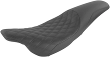 Load image into Gallery viewer, Saddlemen Profiler Seat - Front Lattice/Rear Smooth - Black - FL 897-07-149 - Main Product View