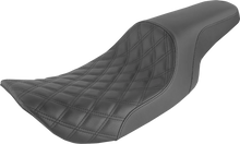 Load image into Gallery viewer, Saddlemen Profiler Seat - Front Lattice/Rear Smooth - Black - FLHR/X 897-06-149 - Main Product View