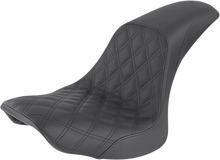 Load image into Gallery viewer, Saddlemen Profiler Seat - Front Lattice/Rear Smooth - Black - FLSTC '06-'17 806-23-149 - Main Product View