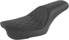 Load image into Gallery viewer, Saddlemen Profiler Seat - Front Lattice/Rear Smooth - Black - FXD '04-'05 804-04-149 - Main Product View