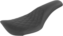 Load image into Gallery viewer, Saddlemen Profiler Seat - Front Lattice/Rear Smooth - Black - FXDWG 896-05-149 - Main Product View