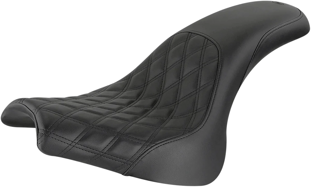 Saddlemen Profiler Seat - Front Lattice/Rear Smooth - Black - FXFB/S 818-28-149 - Main Product View