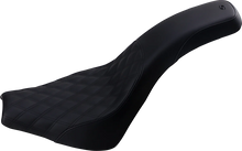 Load image into Gallery viewer, Saddlemen Profiler Seat - Front Lattice/Rear Smooth - Black - FXSTD 800-02-149 - Side View
