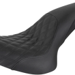 Load image into Gallery viewer, Saddlemen Profiler Seat - Front Lattice/Rear Smooth - Black - Softail 800-01-149 - Main Product View
